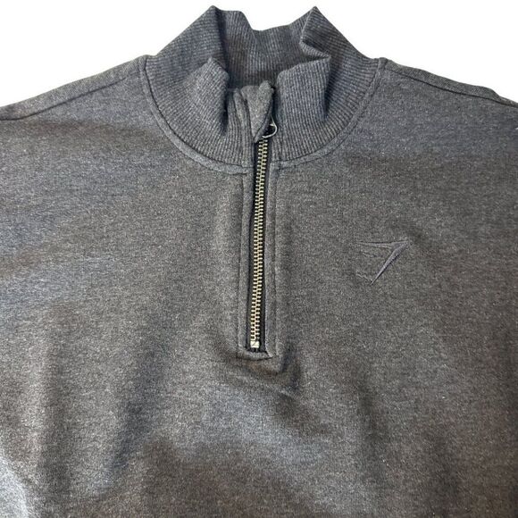 Gymshark S Gray Half-Zip Pullover Sweatshirt Small - Picture 4 of 6